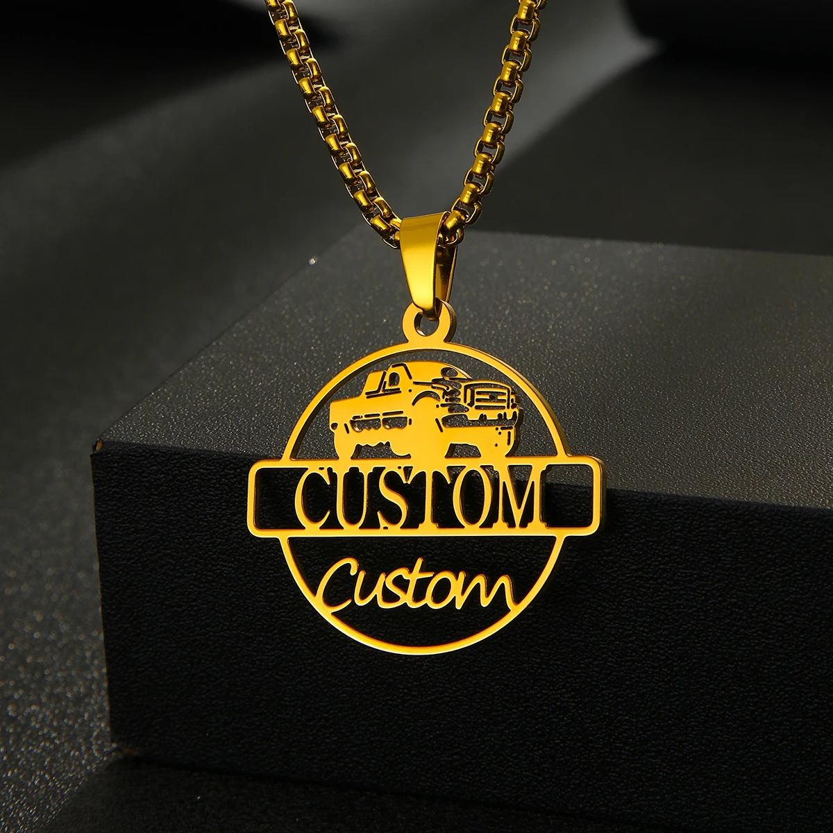 Customized Two Name Car Necklace For Women Mens Stainless Steel Jewelry Personalized Nameplate Pendant Necklaces Gift
Customized Two Name Car Necklace For Women Mens Stainless Steel Jewelry Personalized Nameplate Pendant Necklaces Gift