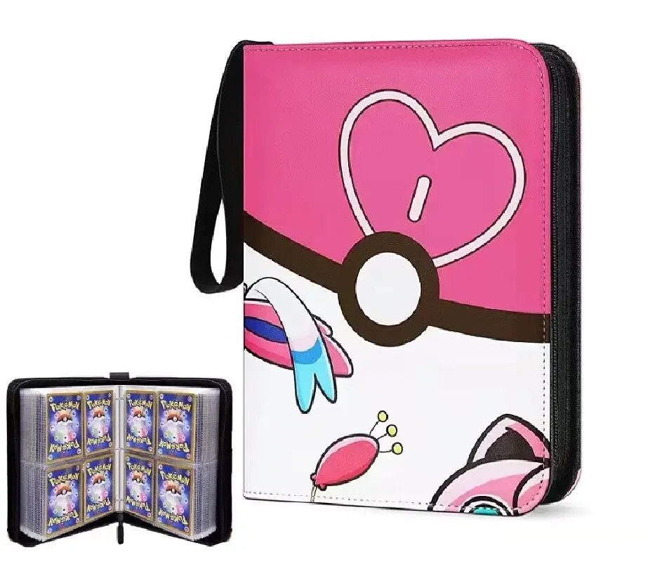 Карманный держатель для карточек Pokemon 4, водонепроницаемые торговые папки, подходят для 400-коллекционных альбомов с рукавами, портативный
Карманный держатель для карточек Pokemon 4, водонепроницаемые торговые папки, подходят для 400-коллекционных альбомов с рукавами, портативный