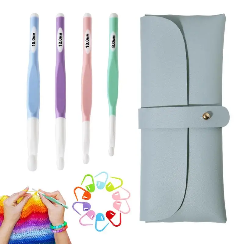 Crochet Hooks Kit Smooth Knitting Needles Set Crochet Hooks Set Ergonomic Crochet Starter Kit Crochet Needles Kit With Bag For
Crochet Hooks Kit Smooth Knitting Needles Set Crochet Hooks Set Ergonomic Crochet Starter Kit Crochet Needles Kit With Bag For