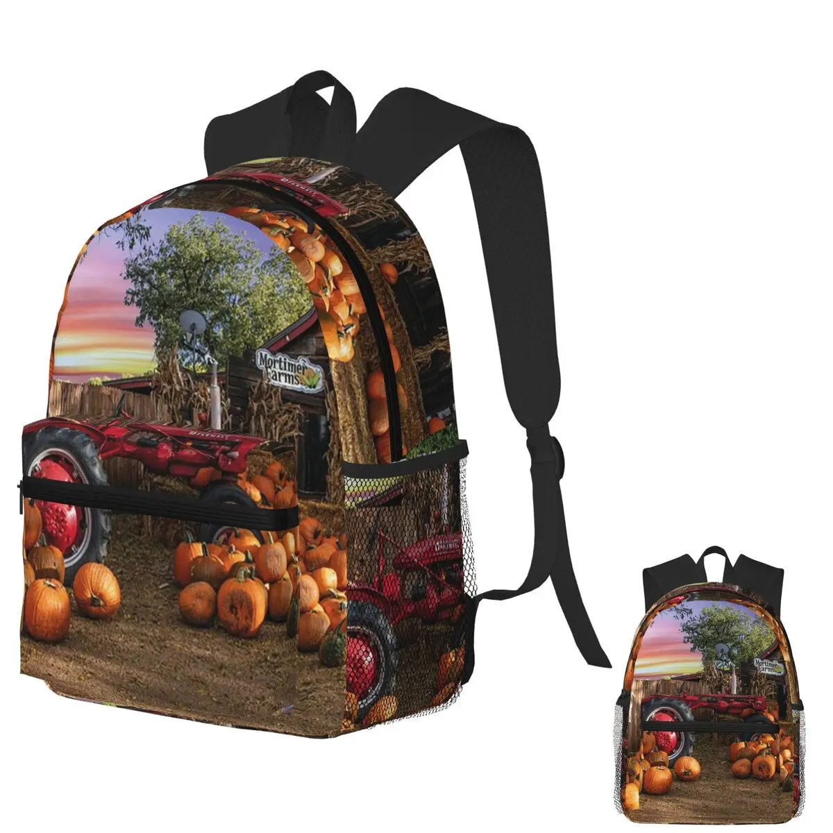 Tractor With Pumpkins In Autumn Student Backpack School Bag Hiking Travel Daypack for Boys Girls Bookbag Shoulder Bags
Tractor With Pumpkins In Autumn Student Backpack School Bag Hiking Travel Daypack for Boys Girls Bookbag Shoulder Bags