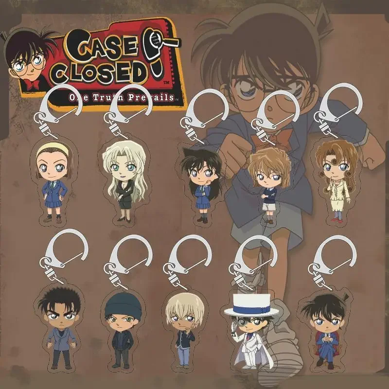 New Detective Conan creative anime Kudo Shinichi keychain Maorilan kawaii key ring Kidd Conan decorative pendant festival gift
New Detective Conan creative anime Kudo Shinichi keychain Maorilan kawaii key ring Kidd Conan decorative pendant festival gift