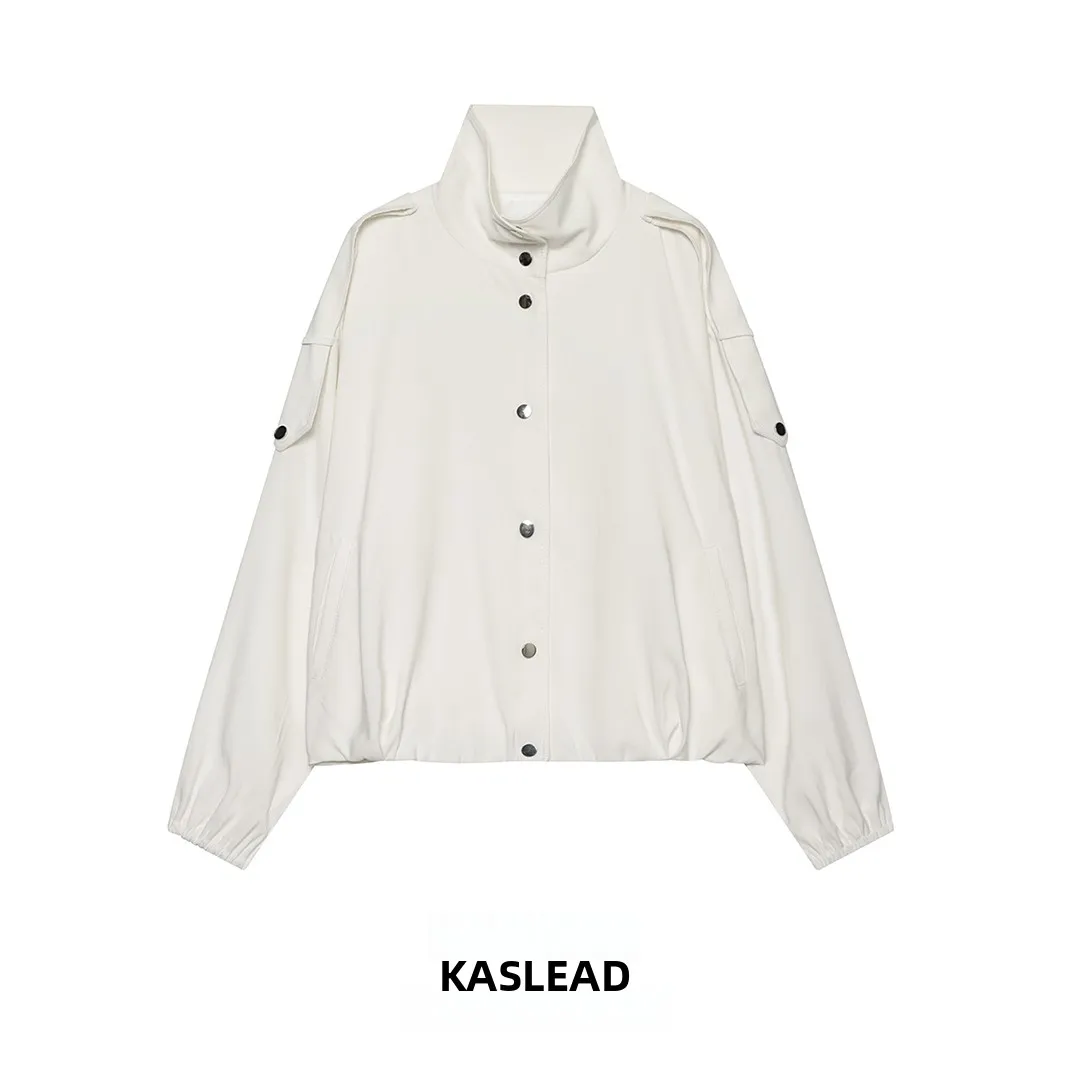 KASLEAD New Fashionable Women's Pilot Jacket Stand Collar Long Sleeve Outerwear Polyester Fiber Button Closure Summer 2026
KASLEAD New Fashionable Women's Pilot Jacket Stand Collar Long Sleeve Outerwear Polyester Fiber Button Closure Summer 2026