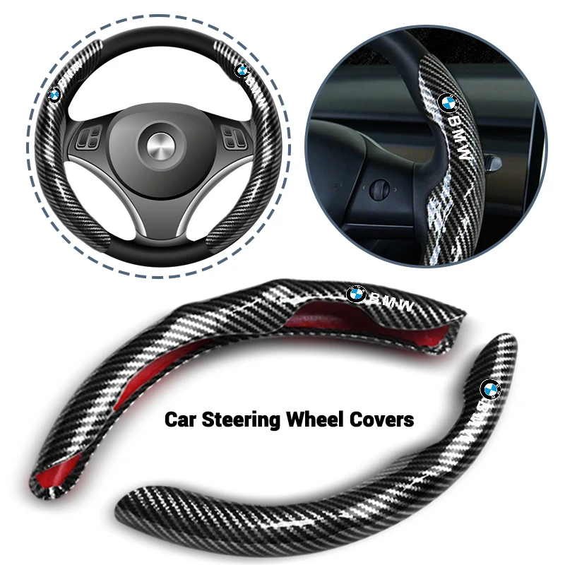 2pcs Carbon fiber Car Steering Wheel Cover Protector For BMW E81 E90 Pack M Sport E93 E87 E82 E88 X1 E84 Accessories Car Sticker
2pcs Carbon fiber Car Steering Wheel Cover Protector For BMW E81 E90 Pack M Sport E93 E87 E82 E88 X1 E84 Accessories Car Sticker
