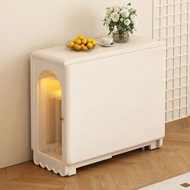 Folding White Dining Table Legs Extenable Garden Portable Dining Table Mobile Side Table Basse Pour Salon Home Furniture 
Folding White Dining Table Legs Extenable Garden Portable Dining Table Mobile Side Table Basse Pour Salon Home Furniture