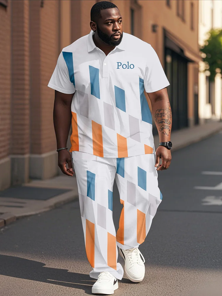 Biggmans Polo Top And Pants Casual Two Piece Set Men Loose Short Sleeve Trousers Print Suit Classic Pants Plus Size 2025 Outfits
Biggmans Polo Top And Pants Casual Two Piece Set Men Loose Short Sleeve Trousers Print Suit Classic Pants Plus Size 2025 Outfits