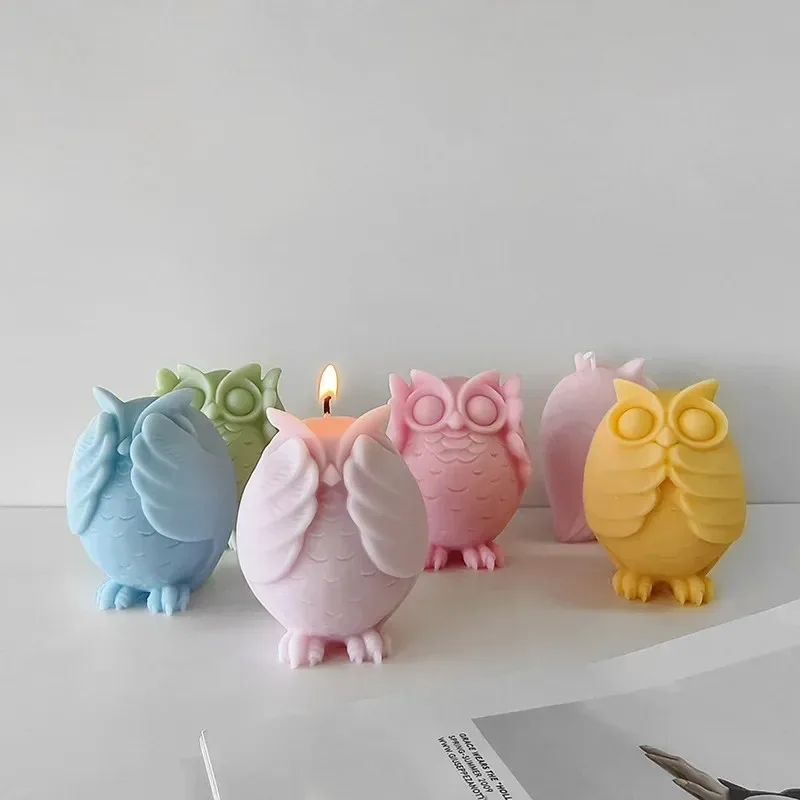 2026 Latest Models 3D Cartoon Owl Silicone Mold DIY Aroma Candle Plaster Ornaments Mould Cute Animal Owl Handmade Soap Candle
2026 Latest Models 3D Cartoon Owl Silicone Mold DIY Aroma Candle Plaster Ornaments Mould Cute Animal Owl Handmade Soap Candle