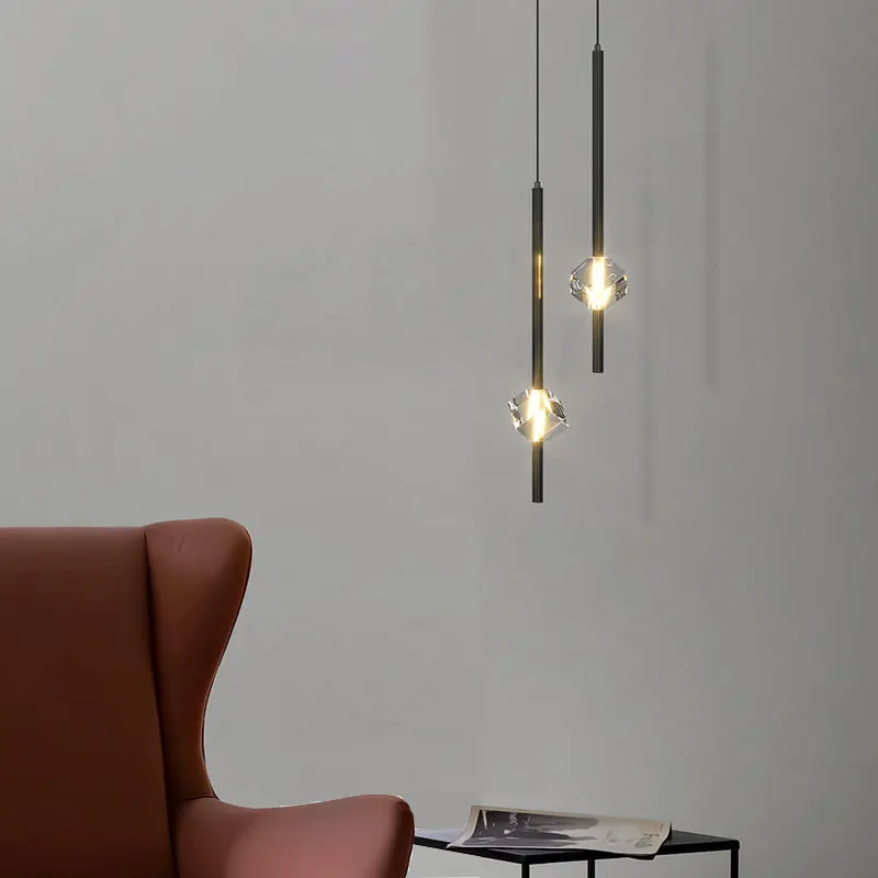 Crystal Led Pendant Light Modern Black White Chandelier Hanging Lamp for Dining room Kitchen Living room Bedside Pendant Lamp
Crystal Led Pendant Light Modern Black White Chandelier Hanging Lamp for Dining room Kitchen Living room Bedside Pendant Lamp