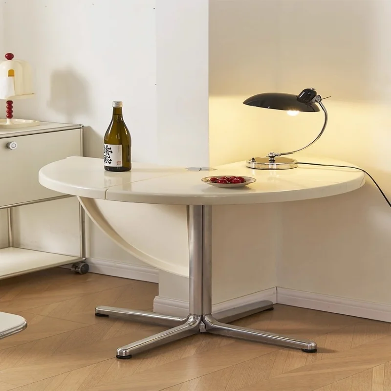 Medieval Foldable Multi-functional Round Table with An "ins" Style Semi-circular Table. Home-use Small-space Coffee Table.
Medieval Foldable Multi-functional Round Table with An "ins" Style Semi-circular Table. Home-use Small-space Coffee Table.
