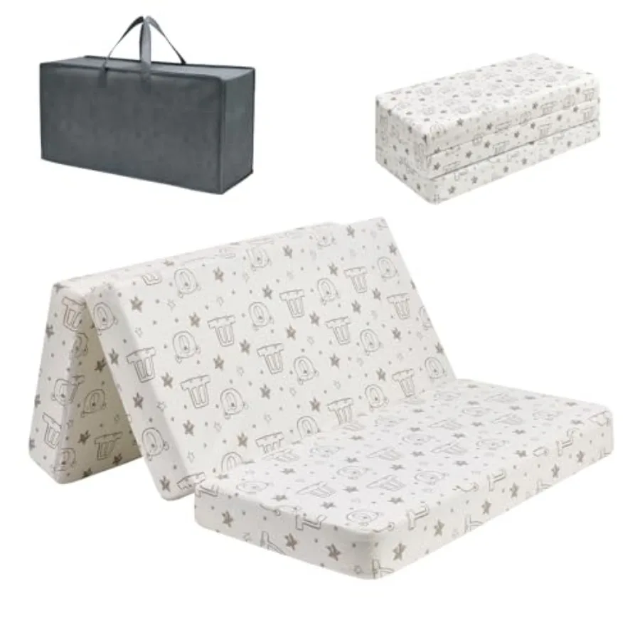 Trifold Pack and Play Mattress 38'' x 26'' x 3'' Soft Baby Memory Foam Pack N Play for Toddlers Portable Mini Travel Crib Playp
Trifold Pack and Play Mattress 38'' x 26'' x 3'' Soft Baby Memory Foam Pack N Play for Toddlers Portable Mini Travel Crib Playp