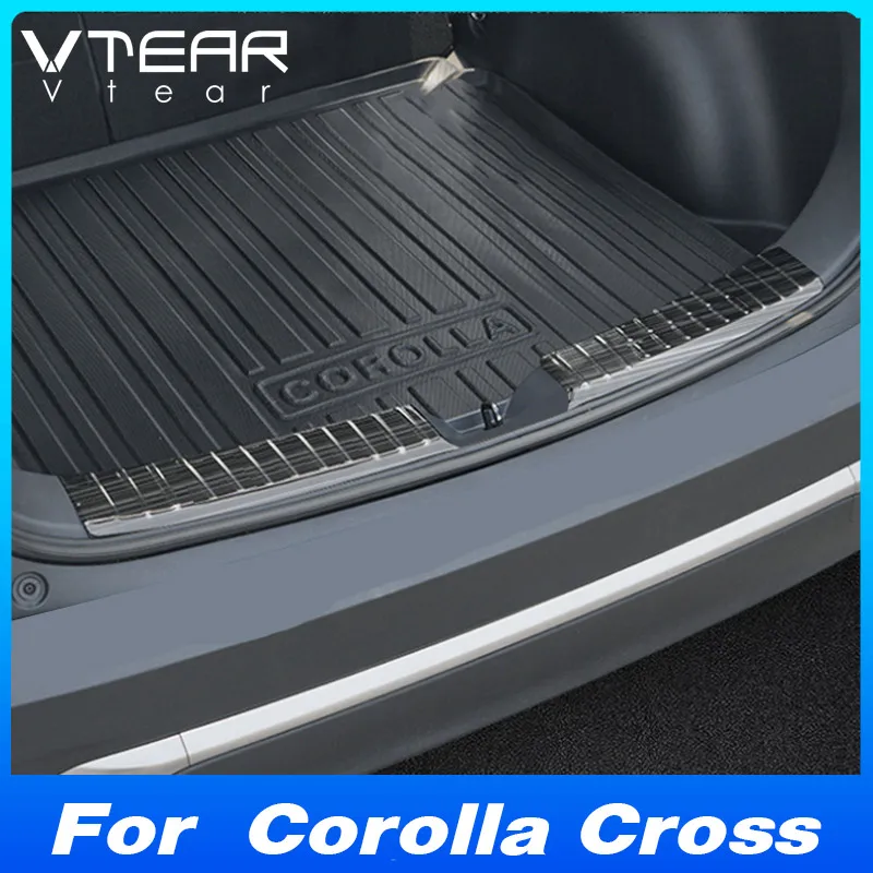 Car Rear Bumper Cover Trim Chrome Decoration Styling Auto Protection Accessories Parts For Toyota Corolla Cross 2022 2023 2024
Car Rear Bumper Cover Trim Chrome Decoration Styling Auto Protection Accessories Parts For Toyota Corolla Cross 2022 2023 2024