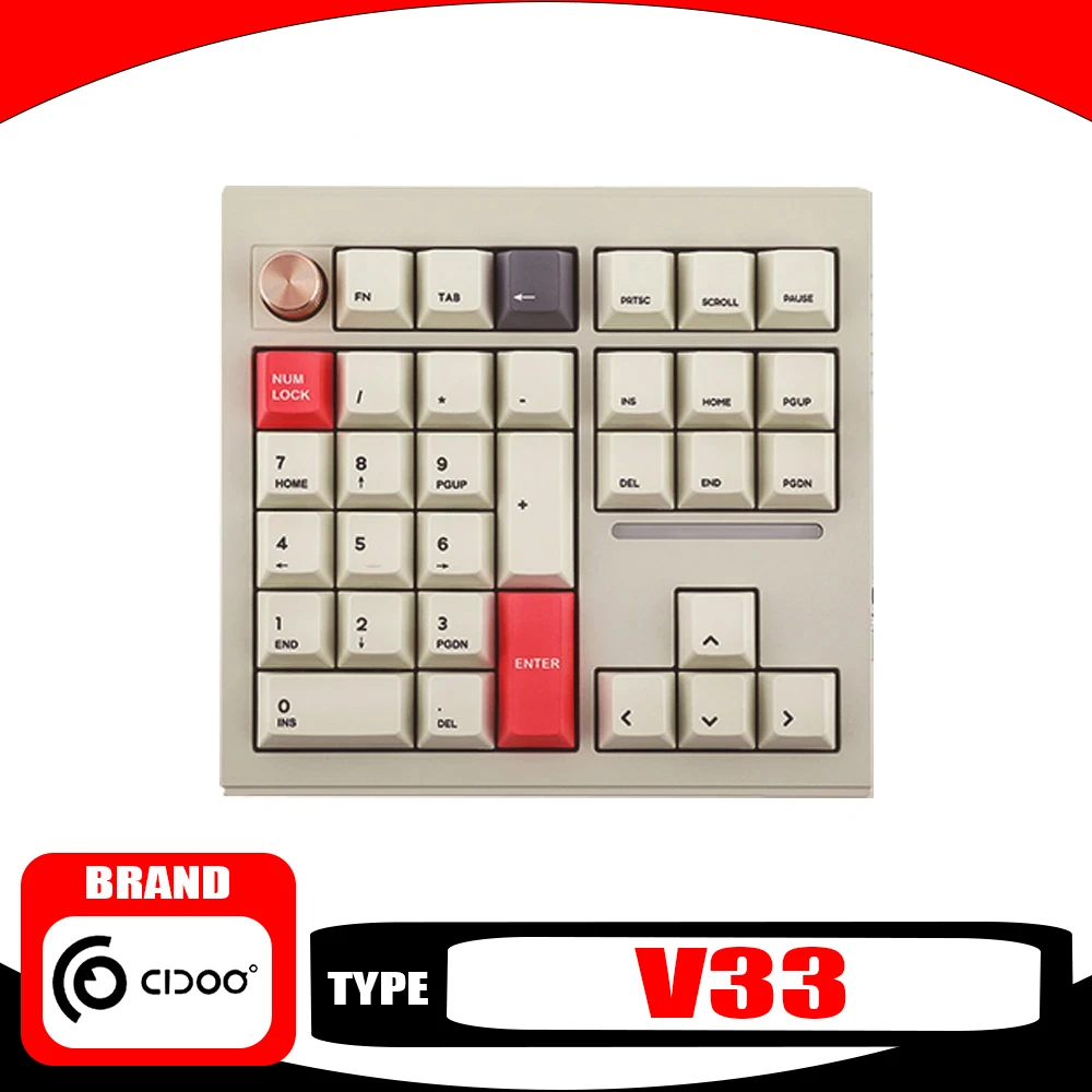 Новая Механическая клавиатура CIDOO V33, многофункциональная ручка из алюминиевого сплава, мини-клавиатура для ПК, офисные подарки
Новая Механическая клавиатура CIDOO V33, многофункциональная ручка из алюминиевого сплава, мини-клавиатура для ПК, офисные подарки