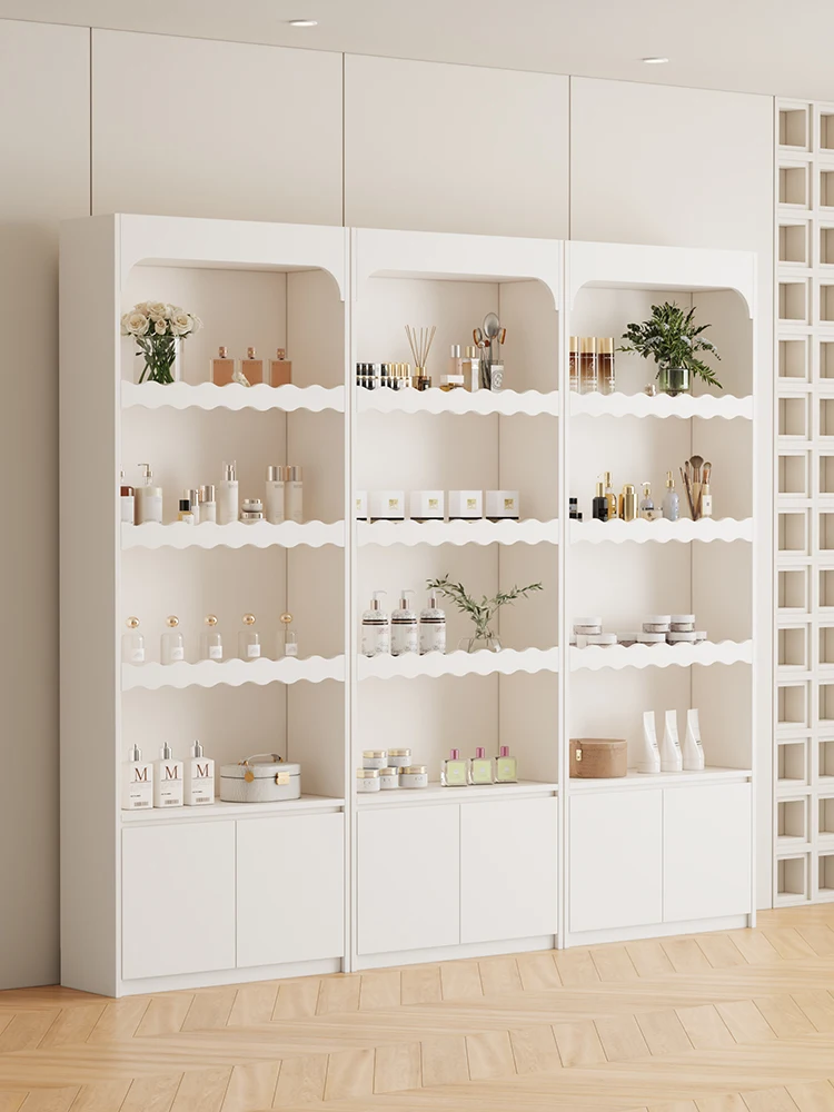 Skin care cosmetics product display cabinet Beauty salon Nail art display cabinet White mother and baby store Sample storage she
Skin care cosmetics product display cabinet Beauty salon Nail art display cabinet White mother and baby store Sample storage she
