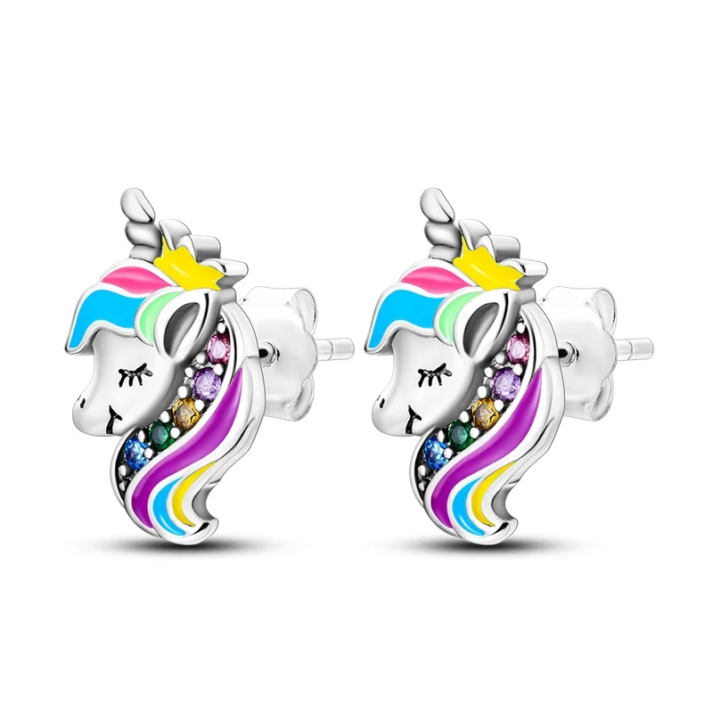 2026 New 925 Sterling Silver Earrings Crown Unicorn Earrings DIY Women Exquisite Birthday Party Jewelry Gifts
2026 New 925 Sterling Silver Earrings Crown Unicorn Earrings DIY Women Exquisite Birthday Party Jewelry Gifts