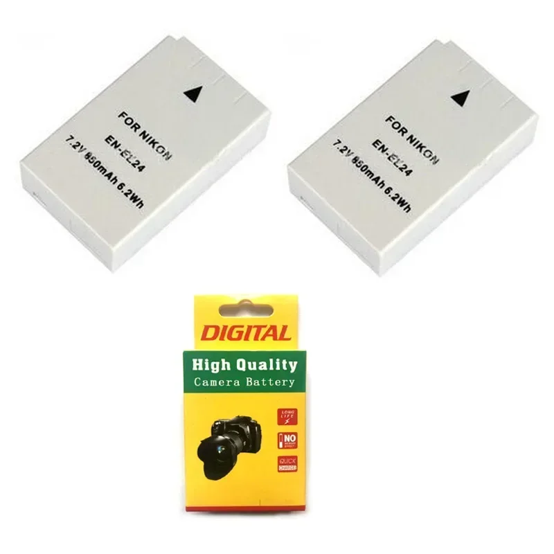 Banggood 7.2V 850mAh EN-EL24 ENEL24 Rechargeable Camera Battery for Nikon 1 J5 1J5 DL18-50 DL24-85 Mirrorless Digital Cameras
Banggood 7.2V 850mAh EN-EL24 ENEL24 Rechargeable Camera Battery for Nikon 1 J5 1J5 DL18-50 DL24-85 Mirrorless Digital Cameras