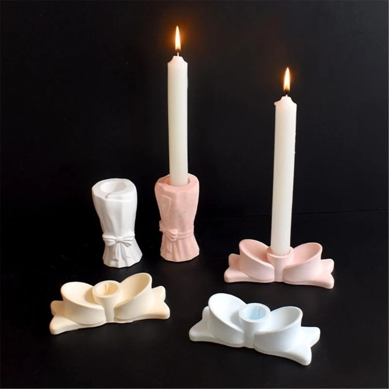 Set of 2 Handmade Molds Bowknot Shape Craft Molds Candle Holder Molds Round Candle Stand Mold for Making Candle Holder Y08E
Set of 2 Handmade Molds Bowknot Shape Craft Molds Candle Holder Molds Round Candle Stand Mold for Making Candle Holder Y08E