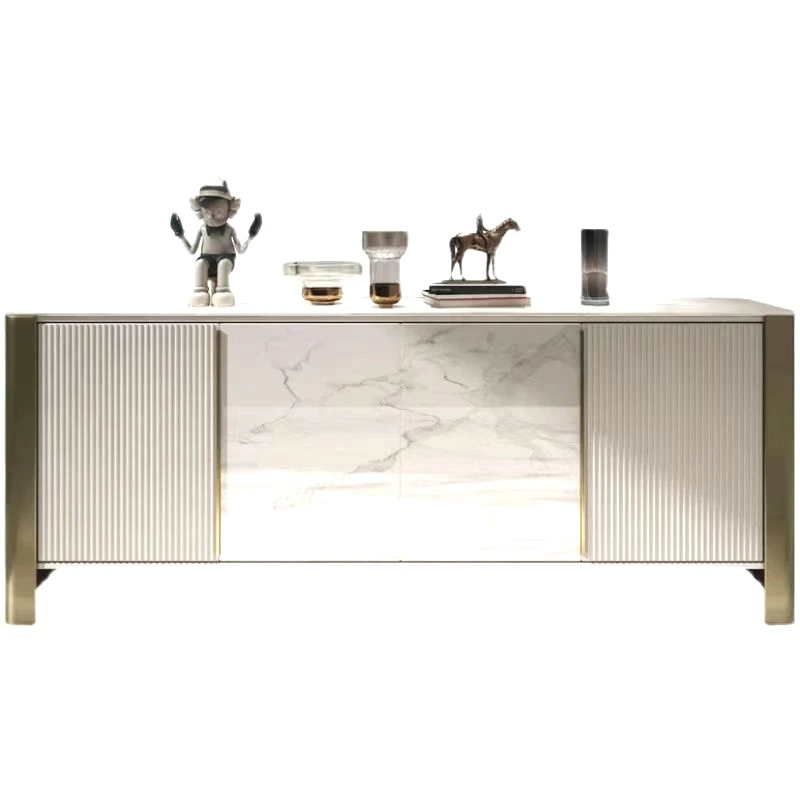 Light luxury dining side cabinet Post-modern light luxury solid wood door cabinet Italian rock slab simple dining side cabinet
Light luxury dining side cabinet Post-modern light luxury solid wood door cabinet Italian rock slab simple dining side cabinet