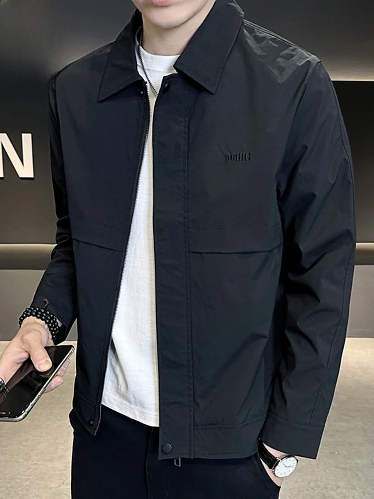 Men's Sli Jaet Spring New Arrival Lightweight Casual Collar Zipper Decorated Polyester Fiber Long Sve Coat
Men's Sli Jaet Spring New Arrival Lightweight Casual Collar Zipper Decorated Polyester Fiber Long Sve Coat