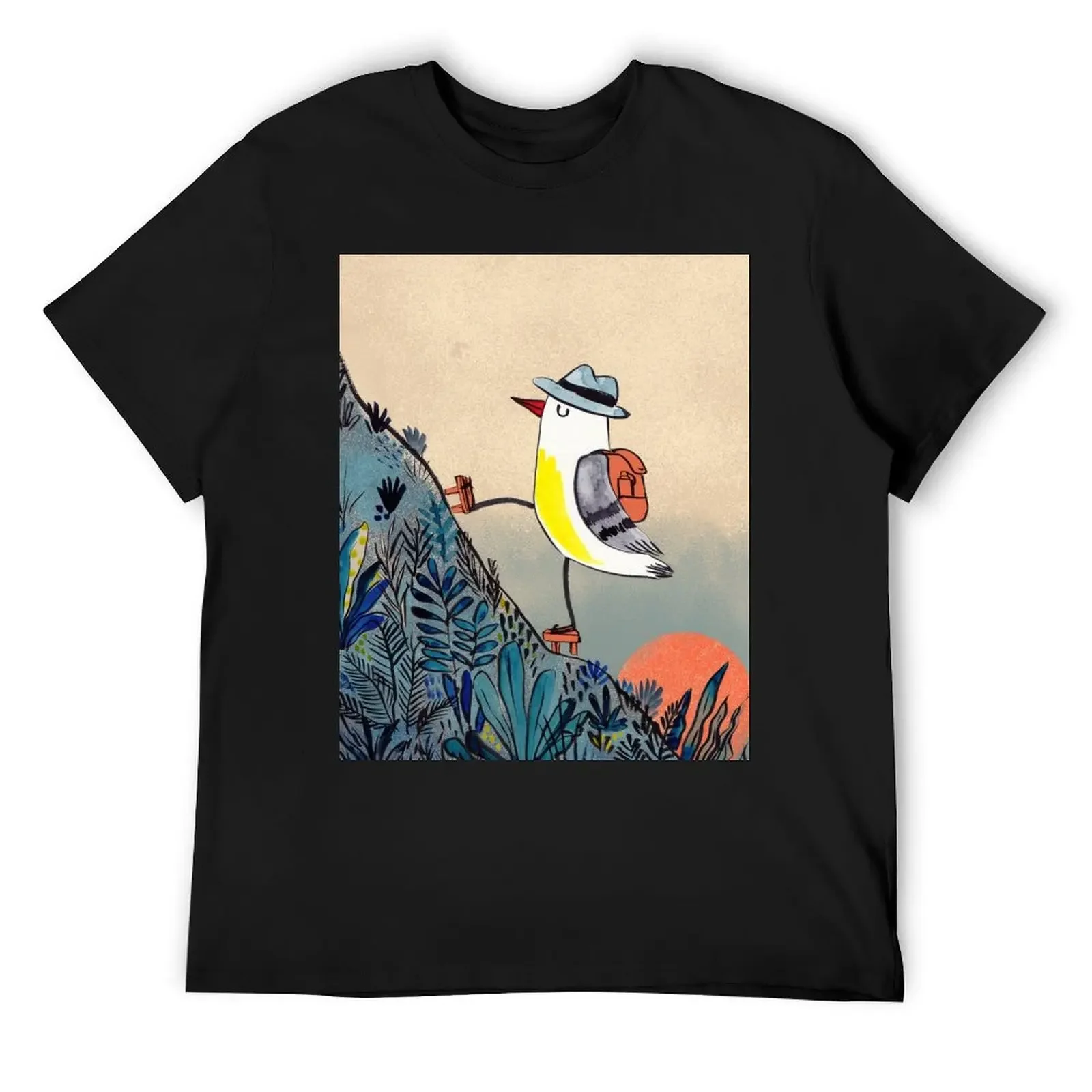 Mountain hiker bird at sunrise T-Shirt boys animal print valentines boutique clothes heavyweights tshirts for men 
Mountain hiker bird at sunrise T-Shirt boys animal print valentines boutique clothes heavyweights tshirts for men