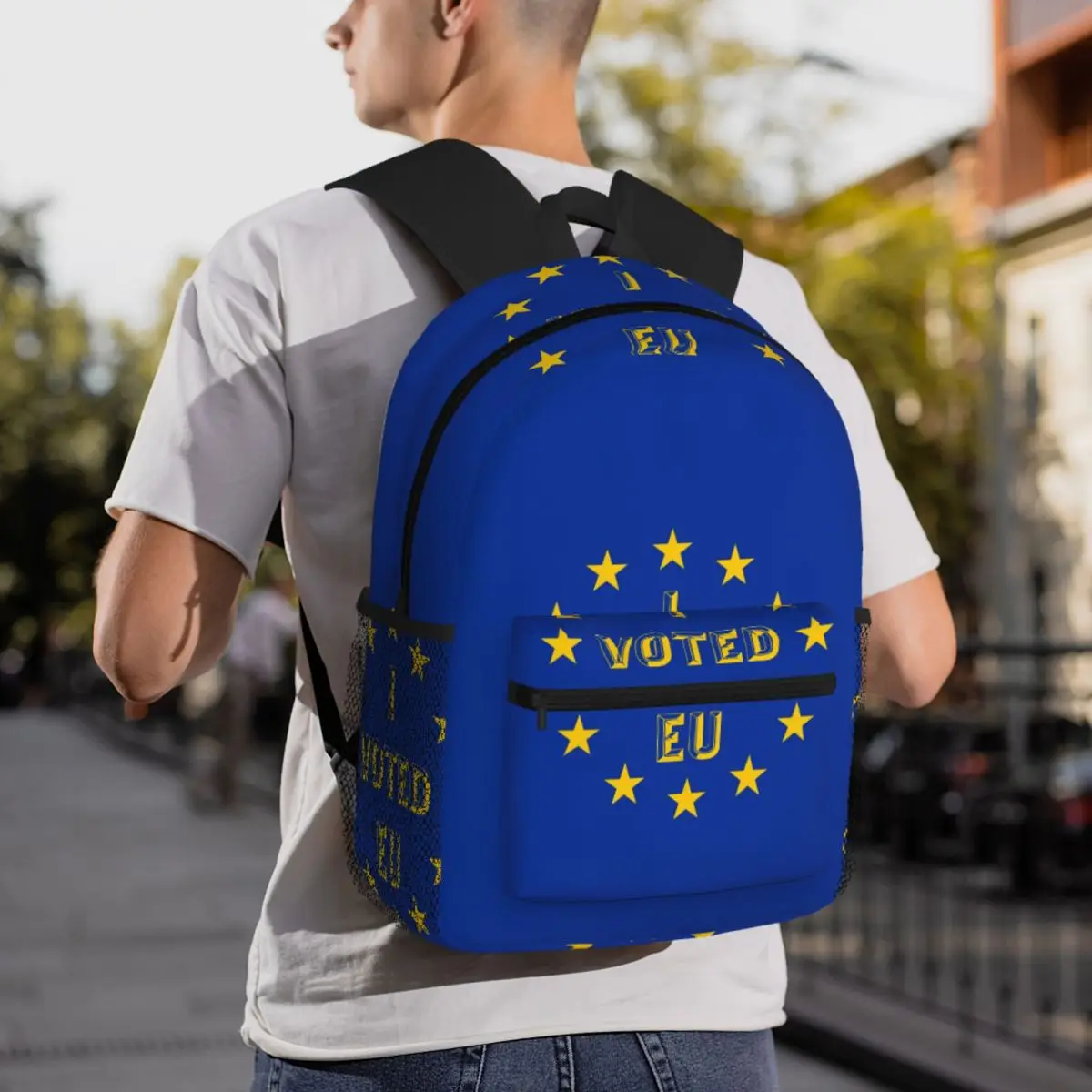 I Voted EU Button EU Europe European Union Flag Stars Backpack Daypack Children BookBag School Bag Shoulder Bags for Men Women
I Voted EU Button EU Europe European Union Flag Stars Backpack Daypack Children BookBag School Bag Shoulder Bags for Men Women