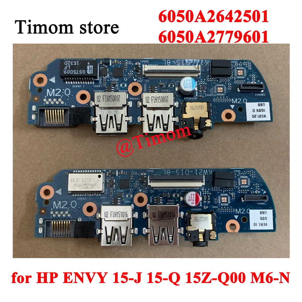 6050A2642501 6050A2779601 для ноутбука HP ENVY 15-J 15-Q 15Z-Q00 стандартная USB аудиоплата без кабеля RJ45
6050A2642501 6050A2779601 для ноутбука HP ENVY 15-J 15-Q 15Z-Q00 стандартная USB аудиоплата без кабеля RJ45