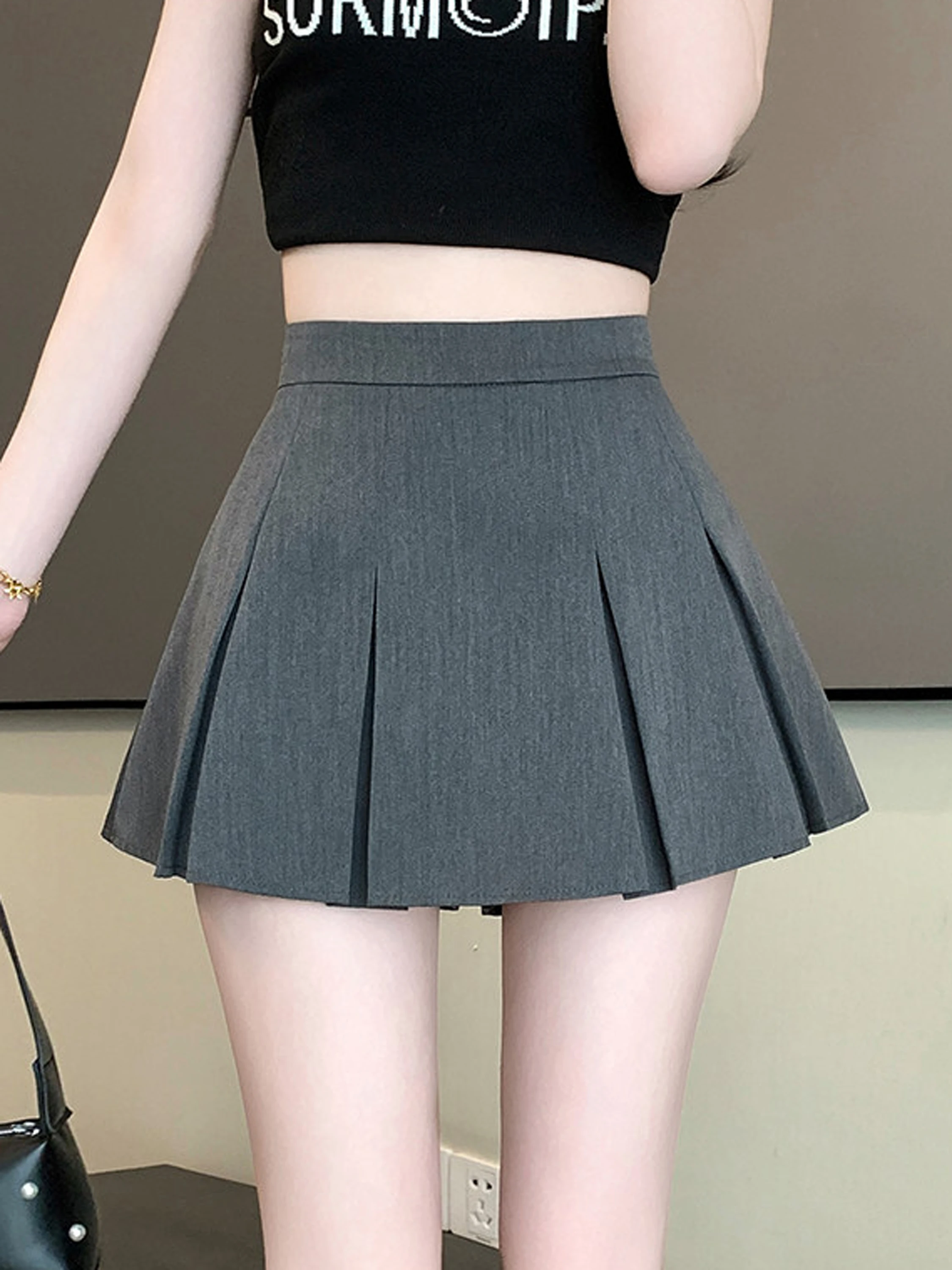 Gray Suit Style Half-length Skirt Women's Summer 2026 New Versatile Slimming Anti-exposure A-line Short Skirt Commute Korean ...
Gray Suit Style Half-length Skirt Women's Summer 2026 New Versatile Slimming Anti-exposure A-line Short Skirt Commute Korean ...