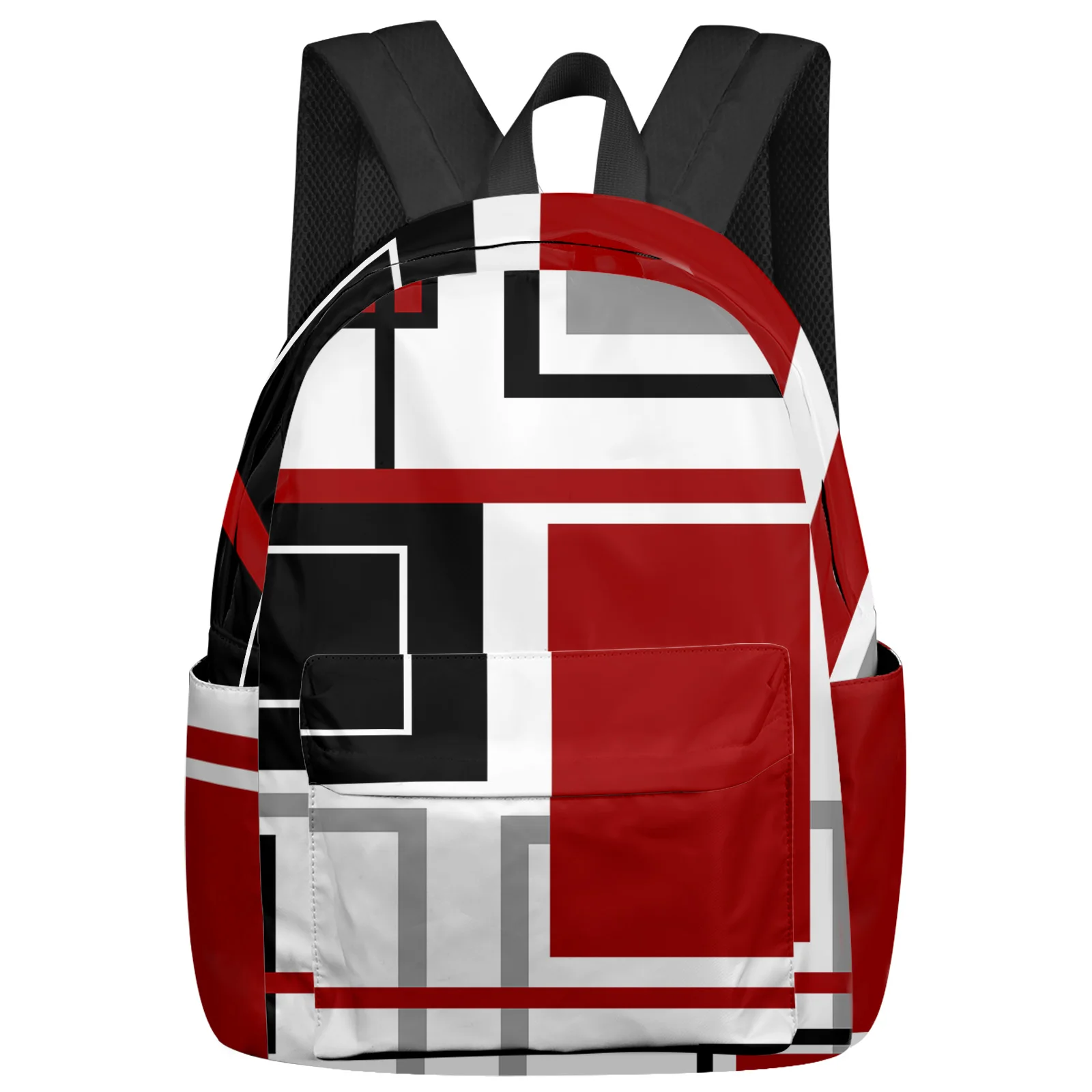 Abstract Geometry Squares Modern Art Red Backpacks Teenagers Student School Bags Laptop Backpack Men Women Female Travel Mochila
Abstract Geometry Squares Modern Art Red Backpacks Teenagers Student School Bags Laptop Backpack Men Women Female Travel Mochila