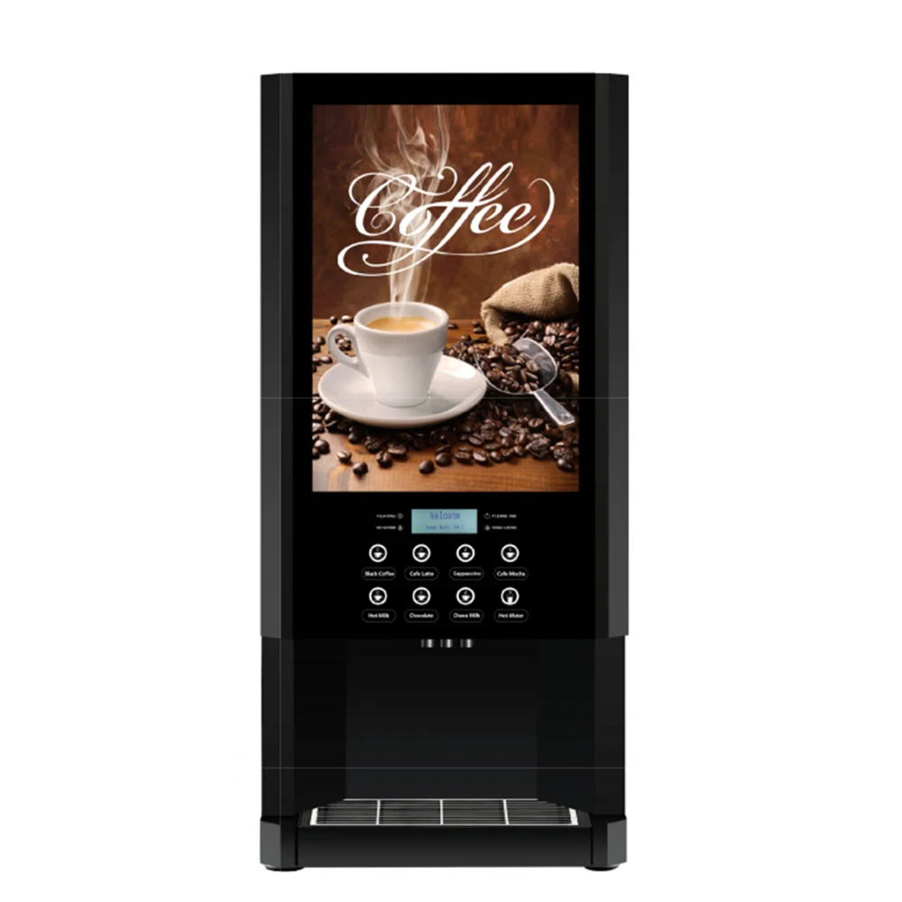 Commercial LCD Screen One Touch 7 Hot Drinks Bean To Cup Chocolate Cappuccino Coffee Vending Machine
Commercial LCD Screen One Touch 7 Hot Drinks Bean To Cup Chocolate Cappuccino Coffee Vending Machine