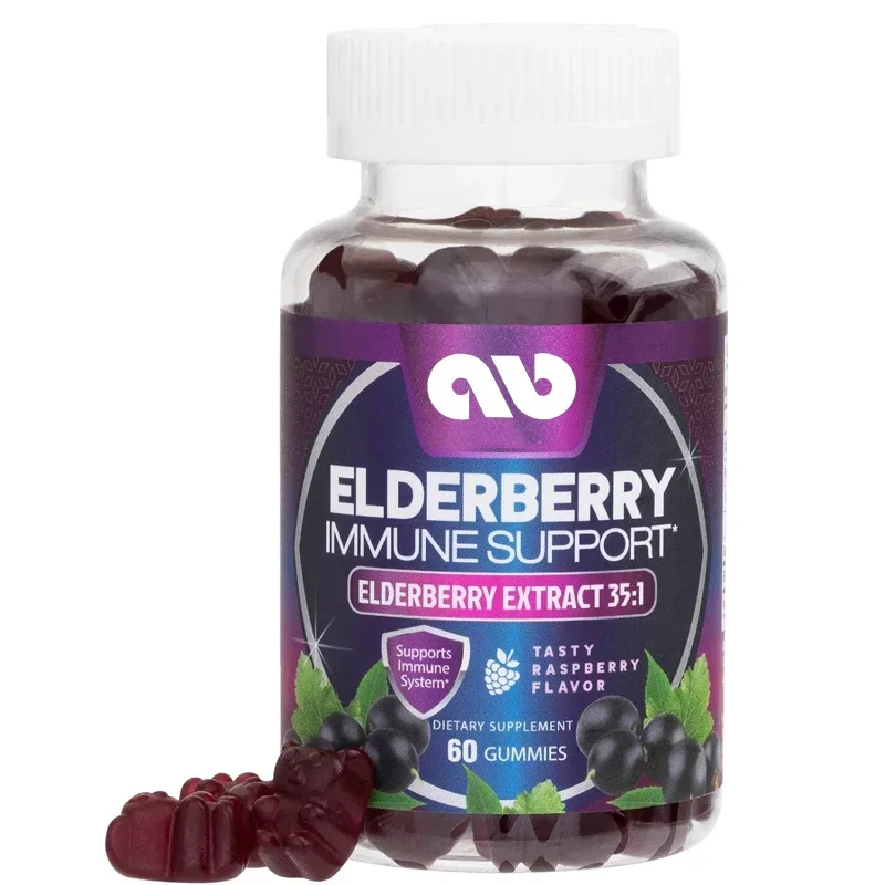 Sambucus elderberry gummies, ultra concentrated 35:1 extract - Black elderberry vitamin supplement -60 gummies
Sambucus elderberry gummies, ultra concentrated 35:1 extract - Black elderberry vitamin supplement -60 gummies