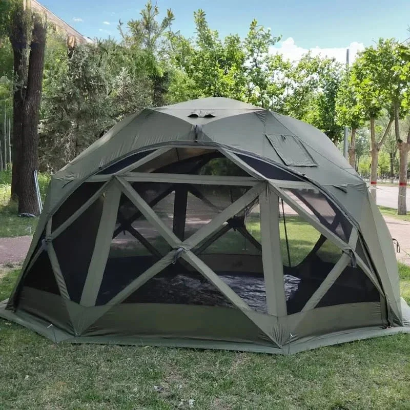 Warehouse NEW PLUS Manufacturer Family-Sized Pop up Glamping Tent 4 Person Outdoor Waterproof Camping Automatic Tent
Warehouse NEW PLUS Manufacturer Family-Sized Pop up Glamping Tent 4 Person Outdoor Waterproof Camping Automatic Tent