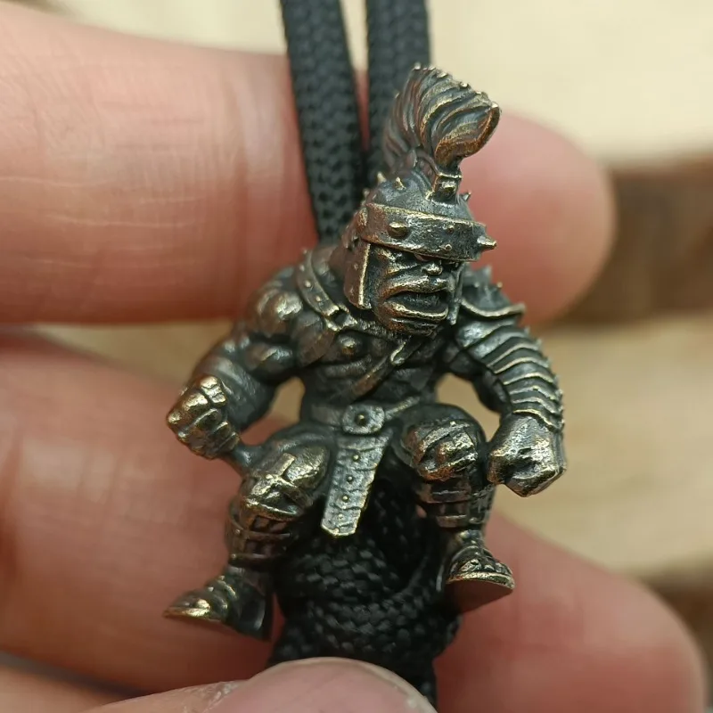 Orc Warrior Soldier Brass Knife Beads DIY Woven Bracelets Lanyard Keychain Pendants Accessories Outdoor Tool Hangings Charms
Orc Warrior Soldier Brass Knife Beads DIY Woven Bracelets Lanyard Keychain Pendants Accessories Outdoor Tool Hangings Charms