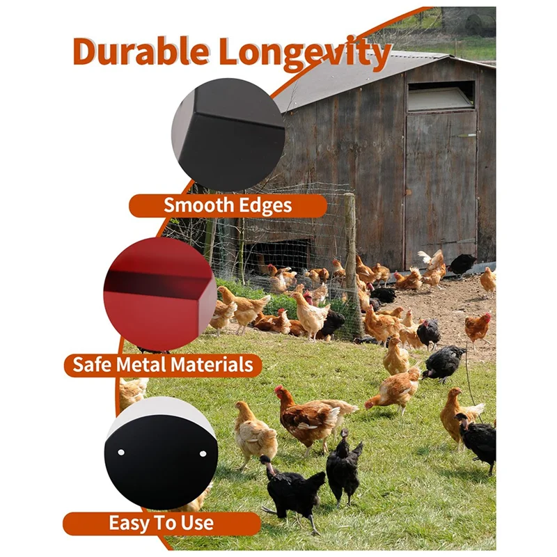 ABUG-Chicken Oyster Shell Feeder And Grit Feeder Metal Chicken Feeder Chicken Coop Accessories Automatic Chicken Feeder
ABUG-Chicken Oyster Shell Feeder And Grit Feeder Metal Chicken Feeder Chicken Coop Accessories Automatic Chicken Feeder