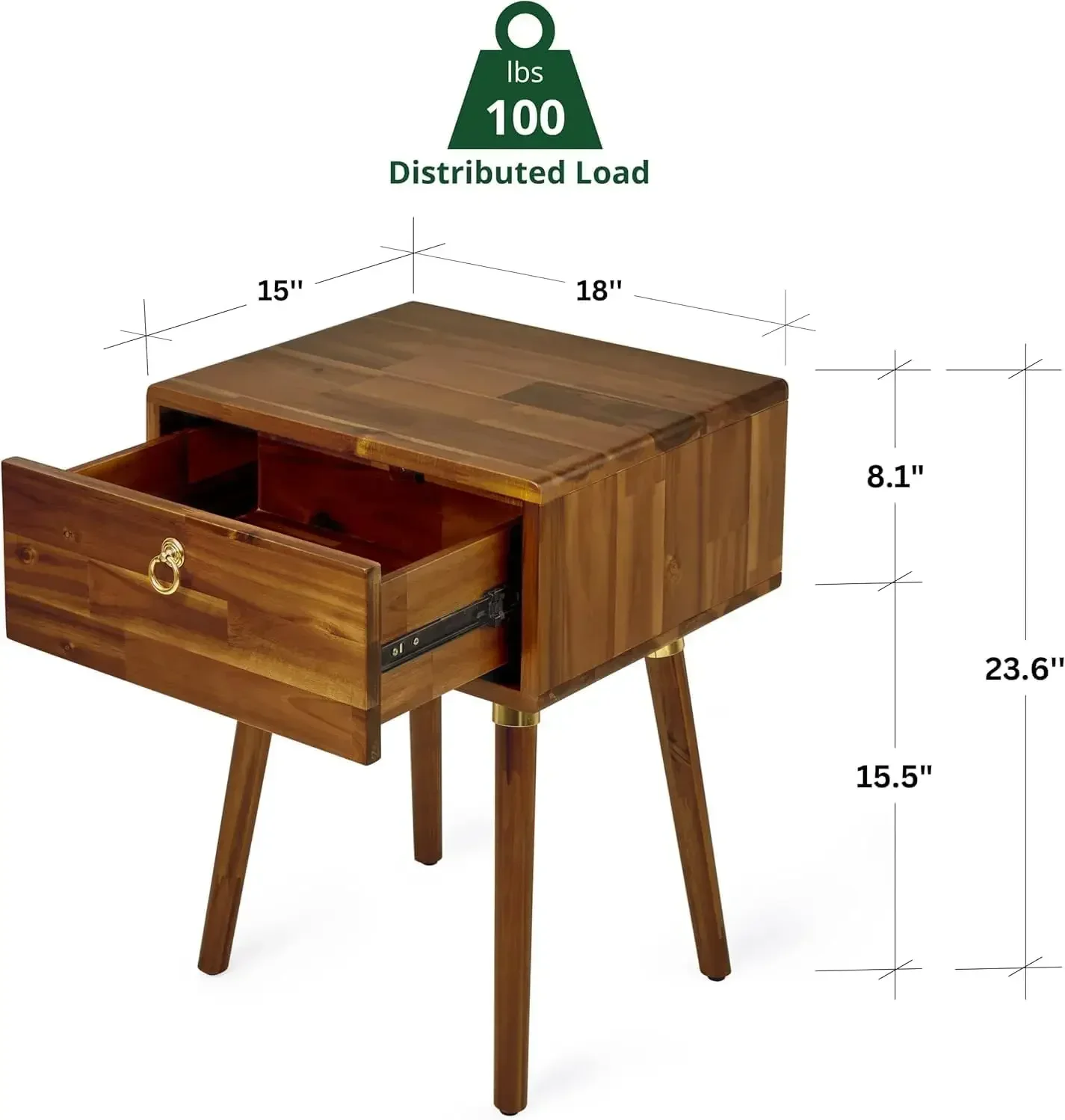 Hot salesXMSJ.Solid Wood Nightstand/Side Table/End Table, Fully Assembled, with 1-Drawer for Mid Century Bedroom and Living Room
Hot salesXMSJ.Solid Wood Nightstand/Side Table/End Table, Fully Assembled, with 1-Drawer for Mid Century Bedroom and Living Room