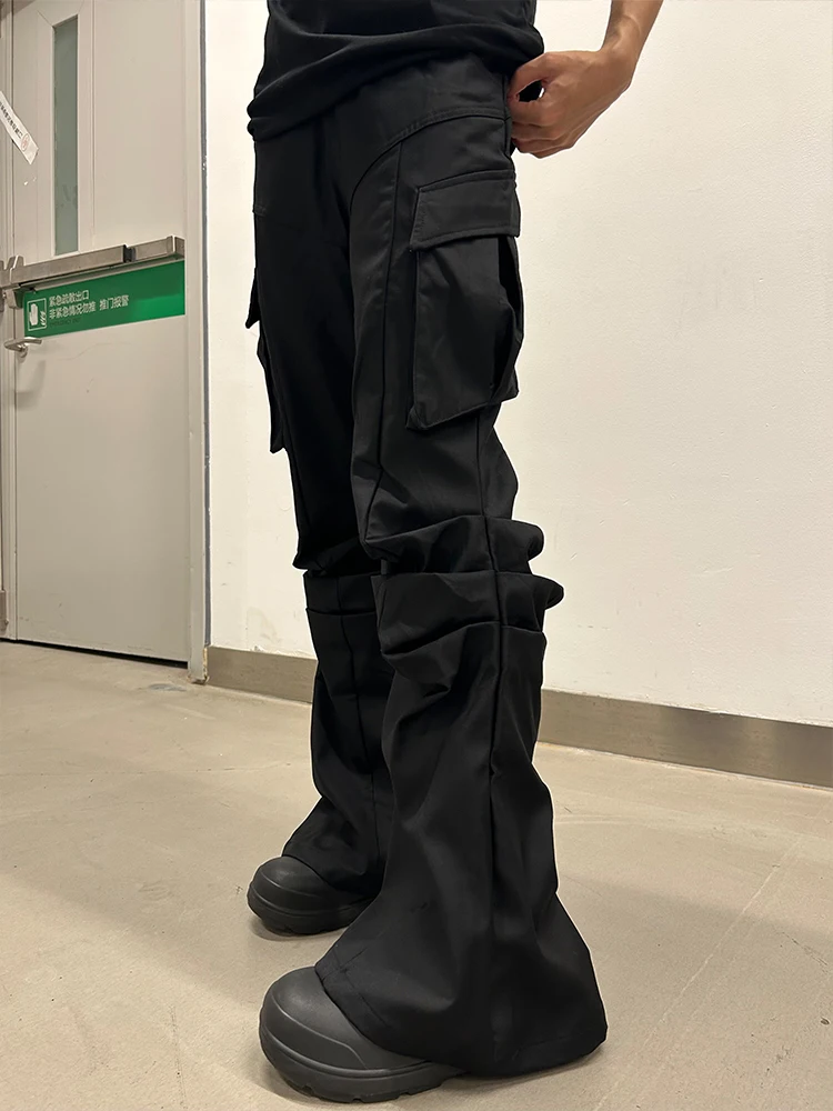 American Folded Micro Flare Super Slim Cargo Workwear Pants Men's High Street Vibe Advanced Sense Bell Casual Pants
American Folded Micro Flare Super Slim Cargo Workwear Pants Men's High Street Vibe Advanced Sense Bell Casual Pants