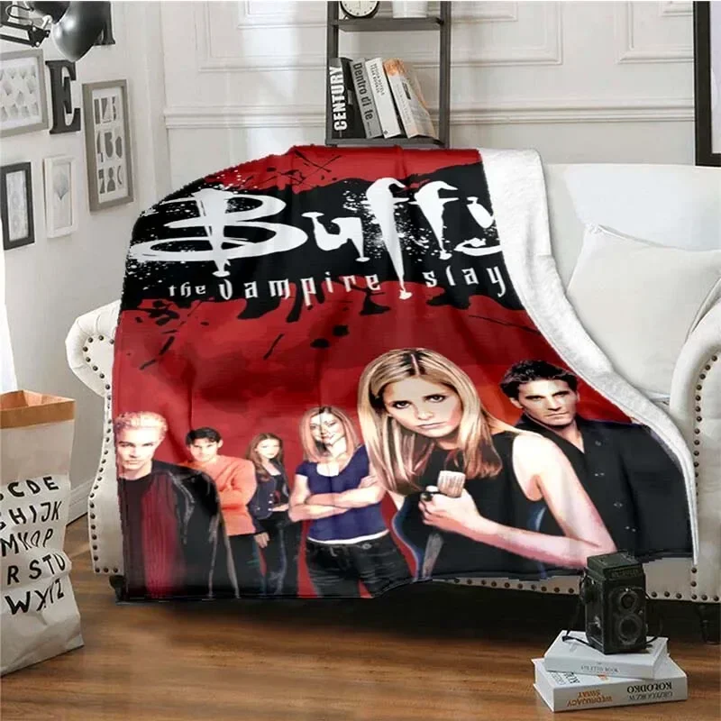 New Buffy The Vampire Slayer Pattern Printed Bed Blanket Winter Soft Flannel Throw Blanket Bedroom Sofa Blankets for Beds Gift
New Buffy The Vampire Slayer Pattern Printed Bed Blanket Winter Soft Flannel Throw Blanket Bedroom Sofa Blankets for Beds Gift