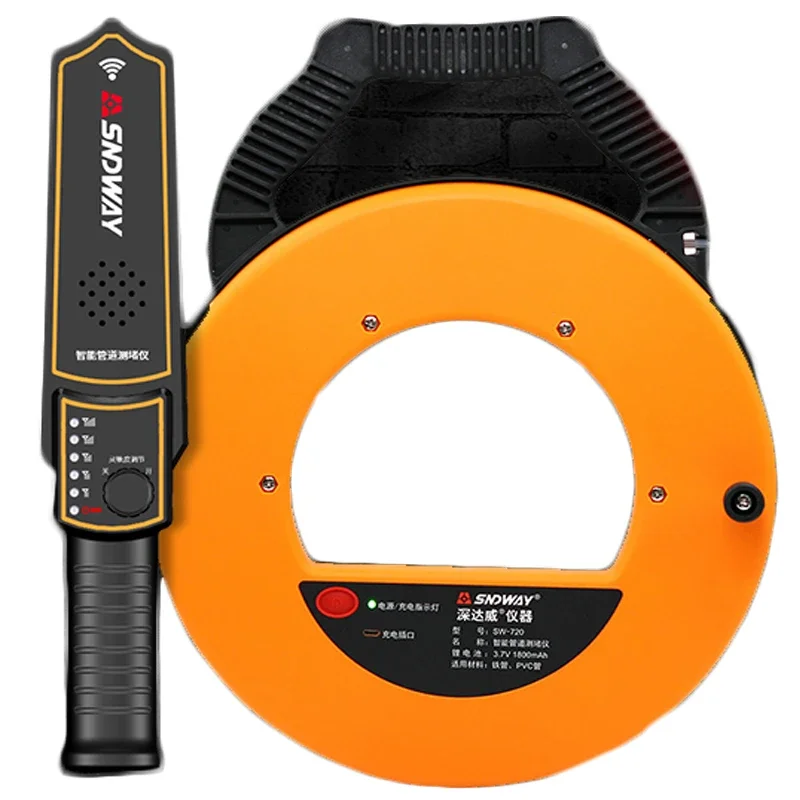 Plugging Device 20m Deep way Electrician Pipeline Detector Wear Wire Pipe Iron Pipe PVC Pipe Plugging Detecting Device SW-720
Plugging Device 20m Deep way Electrician Pipeline Detector Wear Wire Pipe Iron Pipe PVC Pipe Plugging Detecting Device SW-720
