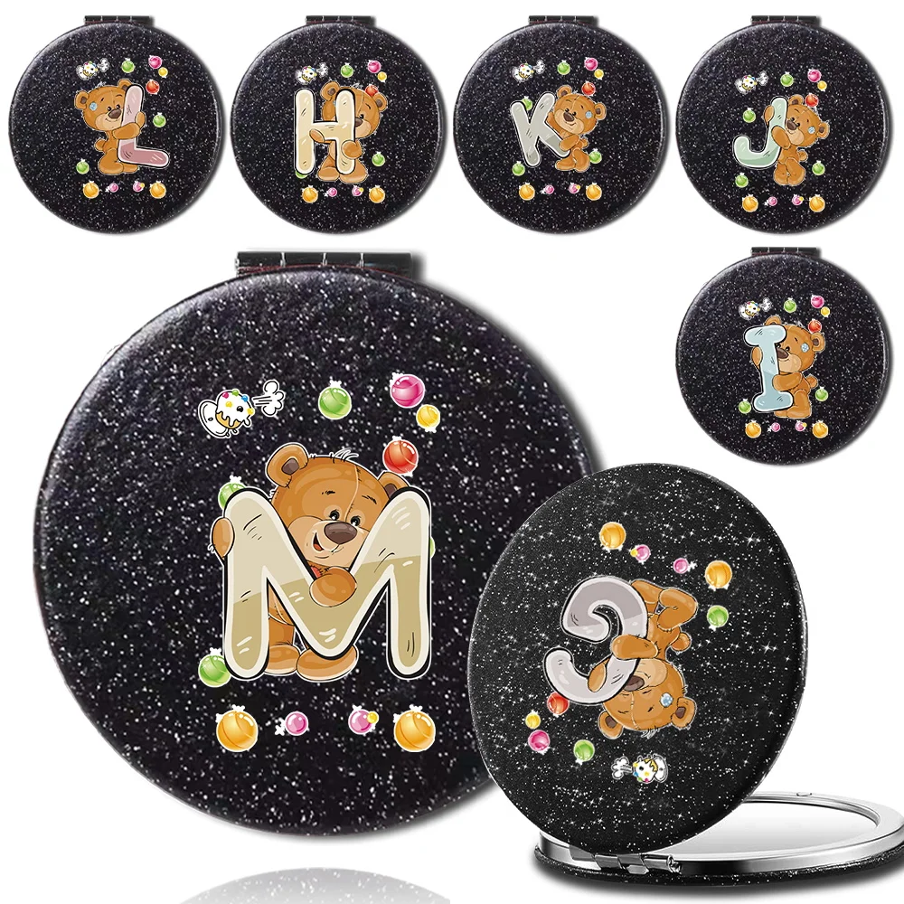 Portable Flash Double Sided PU Mirror Pocket Makeup Mirror Handheld Magnifying Outdoor Beauty Cosmetic Tool Bear Letter Pattern
Portable Flash Double Sided PU Mirror Pocket Makeup Mirror Handheld Magnifying Outdoor Beauty Cosmetic Tool Bear Letter Pattern