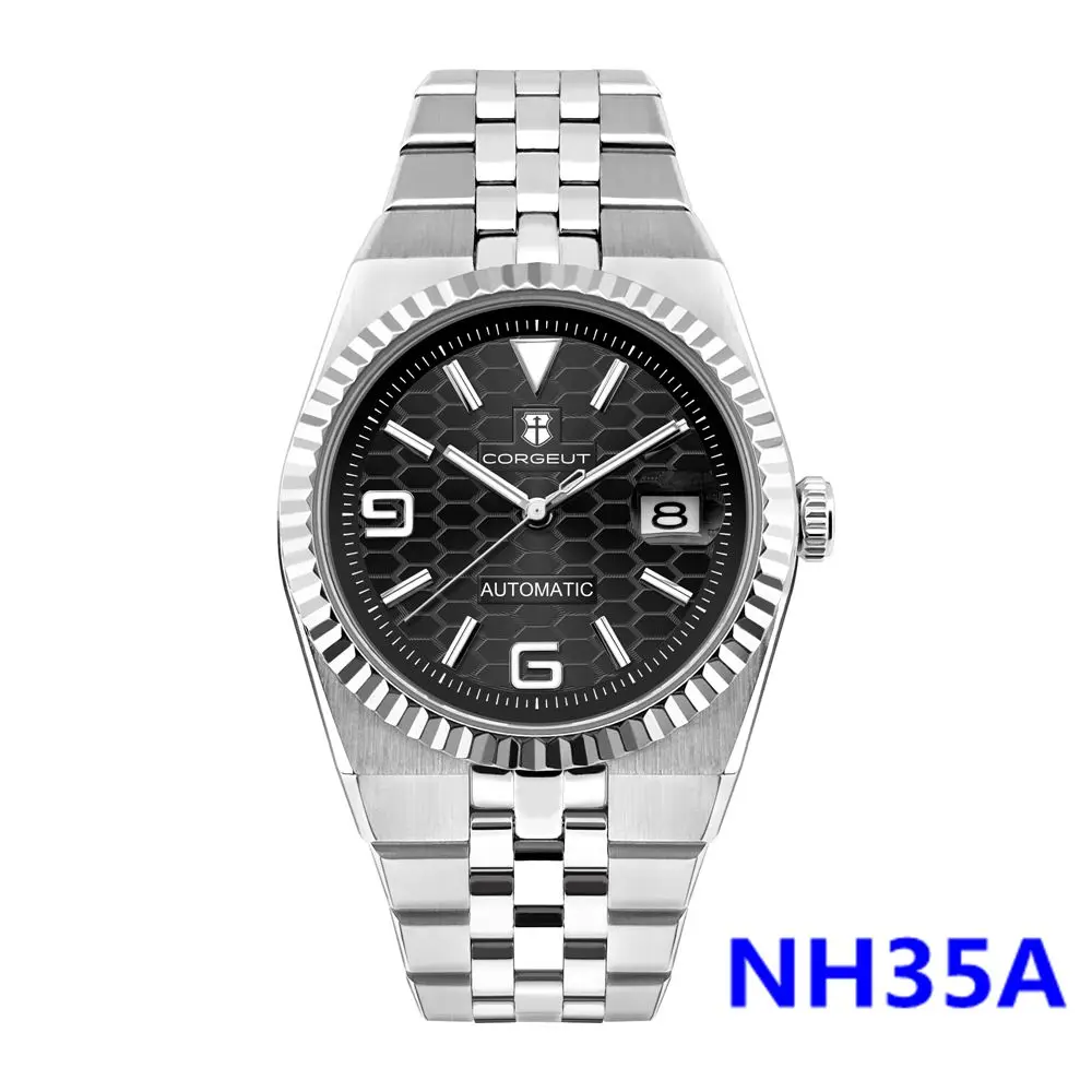 Роскошные мужские часы Corgeut, 40 мм, NH35, автоматические часы MIYOTA для мужчин, водонепроницаемые механические наручные часы, сапфировое стекло, светящиеся
Роскошные мужские часы Corgeut, 40 мм, NH35, автоматические часы MIYOTA для мужчин, водонепроницаемые механические наручные часы, сапфировое стекло, светящиеся