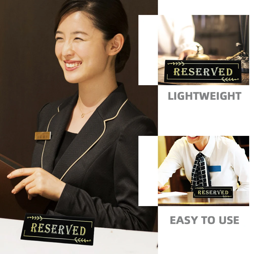 4pcs Acrylic Reserved Table Signs Restaurant Wedding Party Reserved Seating Signs Banquet Conference Room Table Event Seat
4pcs Acrylic Reserved Table Signs Restaurant Wedding Party Reserved Seating Signs Banquet Conference Room Table Event Seat