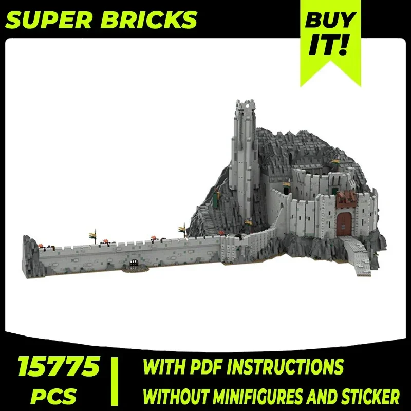 Magical Rings Movie Scene Moc Building Blocks UCS Castle Deep Valley Model Technology Bricks DIY Assembly Street View Toys Gifts
Magical Rings Movie Scene Moc Building Blocks UCS Castle Deep Valley Model Technology Bricks DIY Assembly Street View Toys Gifts