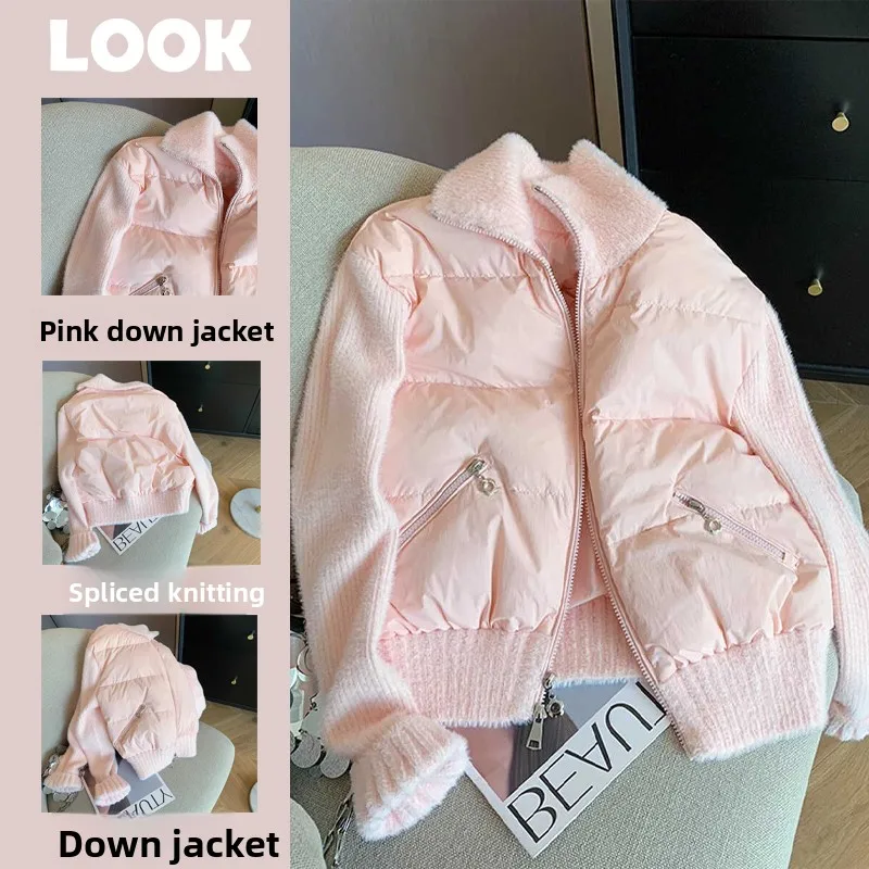 Розовый трикотажный топ Jaet, женская зимняя верхняя одежда люксового бренда для поездок на работу, с застежкой-молнией, обычный све
Розовый трикотажный топ Jaet, женская зимняя верхняя одежда люксового бренда для поездок на работу, с застежкой-молнией, обычный све