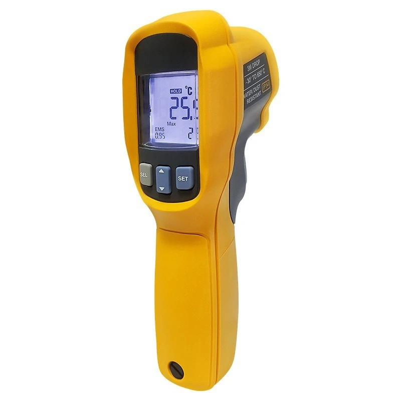 Multifunctional Handheld Infrared Thermometer Non Contact Surface Temperature Detector for Daily Industrial Use