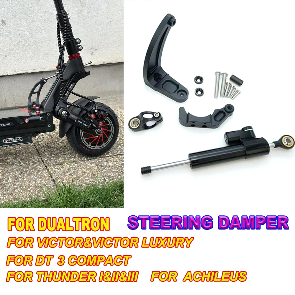 Electric Scooter Steering Stabilizer Carbon Fiber Damper, Mounting Bracket Kit For Dualtron 3 Victor Victor Luxury Thunder
Electric Scooter Steering Stabilizer Carbon Fiber Damper, Mounting Bracket Kit For Dualtron 3 Victor Victor Luxury Thunder