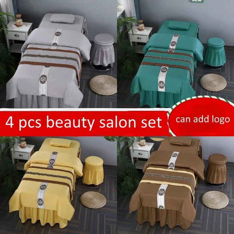 High Quality Bedding Sets for Beauty Salon, Massage Spa Use,Bedspread Linens, Duvet Cover, Quilt Cover, Pillowcase, 4 Pcs
High Quality Bedding Sets for Beauty Salon, Massage Spa Use,Bedspread Linens, Duvet Cover, Quilt Cover, Pillowcase, 4 Pcs