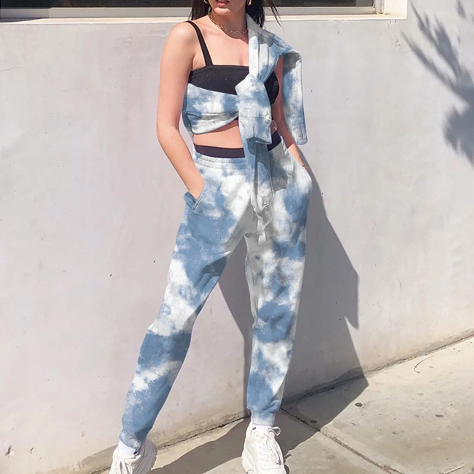 2024 New Tie Dye Casual Pants Street Women Elastic High Waisted Straight Leg Trousers Fashion All-match Sports Pants Streetwear
2024 New Tie Dye Casual Pants Street Women Elastic High Waisted Straight Leg Trousers Fashion All-match Sports Pants Streetwear