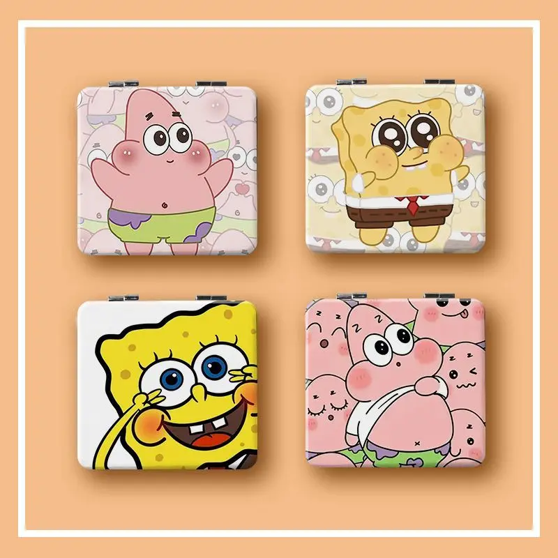 SpongeBo Makeup Mirror Portable Flip Vanity Mirror Double-sided Foldable Small Mirror for Student Dormitory Travel Customizable
SpongeBo Makeup Mirror Portable Flip Vanity Mirror Double-sided Foldable Small Mirror for Student Dormitory Travel Customizable
