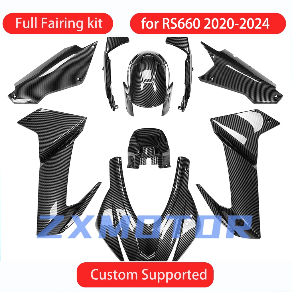 Fairings Parts RS 660 2020-2024 Carbon Fibre Color Full Fairing Kit ABS Plastic Set for Aprilia RS660 20 21 22 23 24
Fairings Parts RS 660 2020-2024 Carbon Fibre Color Full Fairing Kit ABS Plastic Set for Aprilia RS660 20 21 22 23 24