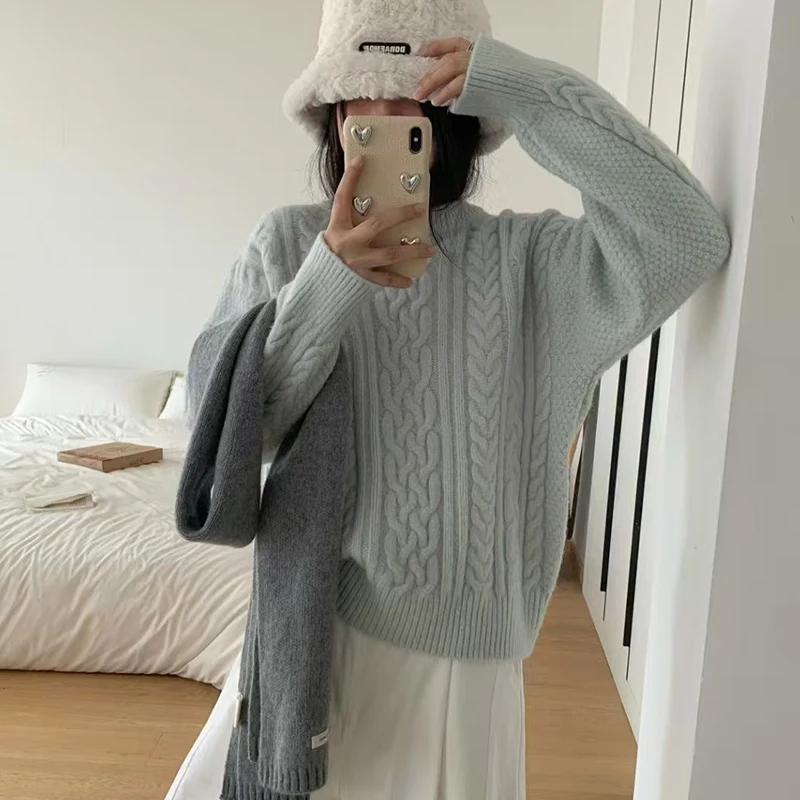 2025 Fried Dough Twists Knitted Sweaters Women's Autumn and Winter Premium Slouchy Sweaters Top
2025 Fried Dough Twists Knitted Sweaters Women's Autumn and Winter Premium Slouchy Sweaters Top