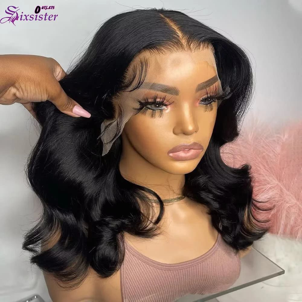 Short Bob Wigs Human Hair Body Wave 13x4 Lace Frontal Brazilian Human Hair Wig Natural Color Loose Wave 4x4 Lace Closure Bob Wig
Short Bob Wigs Human Hair Body Wave 13x4 Lace Frontal Brazilian Human Hair Wig Natural Color Loose Wave 4x4 Lace Closure Bob Wig