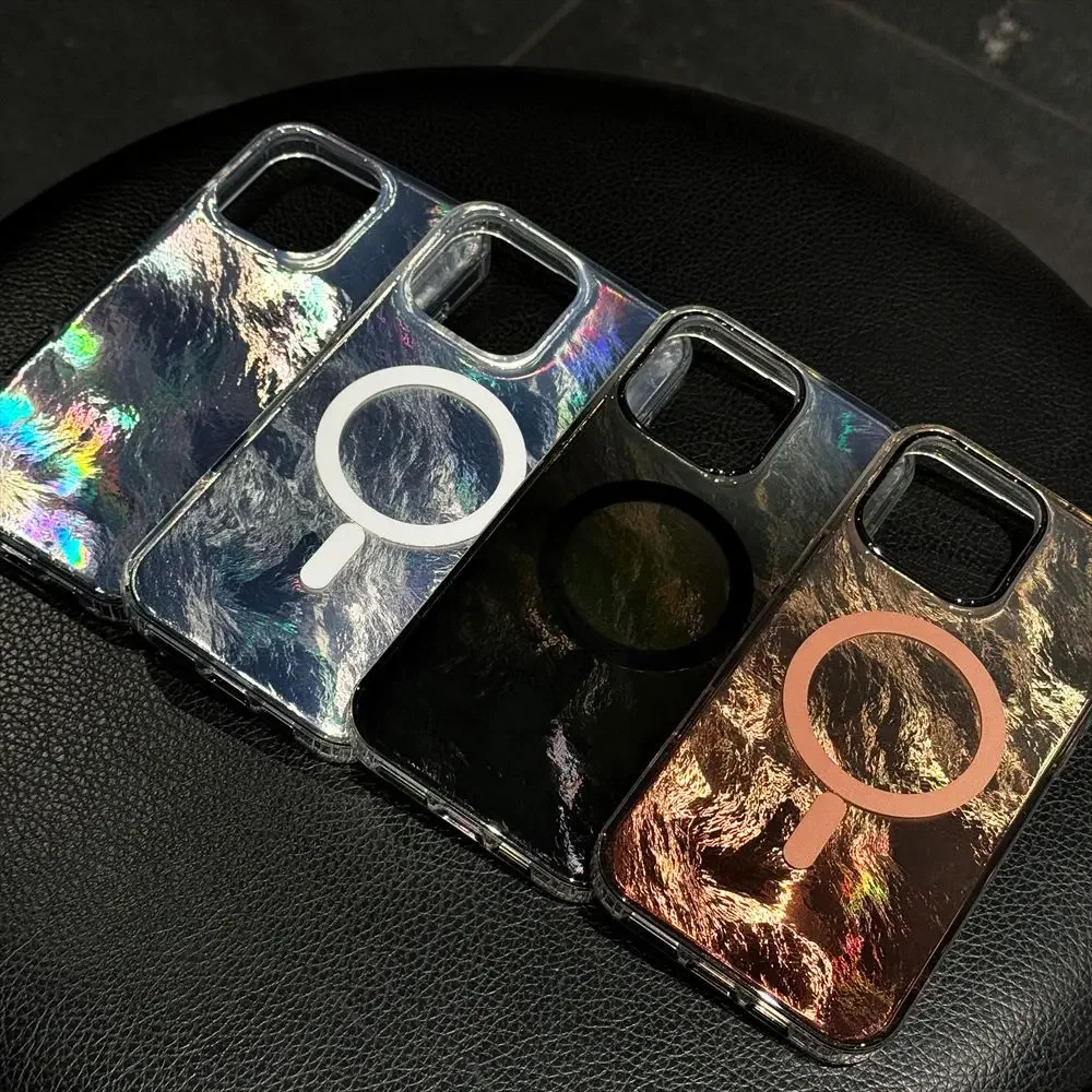 New INS Gold Magsafe Wireless Charge Magnetic Case For Samsung Galaxy S25 S24 S23 S22 + Ultra Dazzle Color Glacier Texture Cover
New INS Gold Magsafe Wireless Charge Magnetic Case For Samsung Galaxy S25 S24 S23 S22 + Ultra Dazzle Color Glacier Texture Cover
