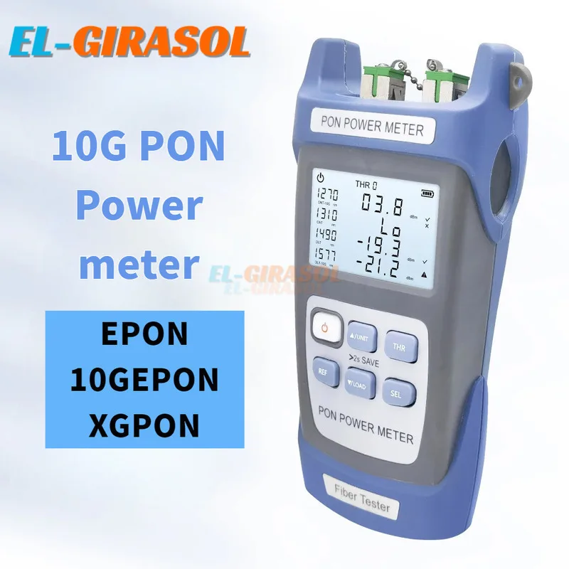10G PON Power Meter TM582 Optical Power Meter Fiber Optical Tester EPON GPON 10GEPON XGPON GPON FTTH
10G PON Power Meter TM582 Optical Power Meter Fiber Optical Tester EPON GPON 10GEPON XGPON GPON FTTH